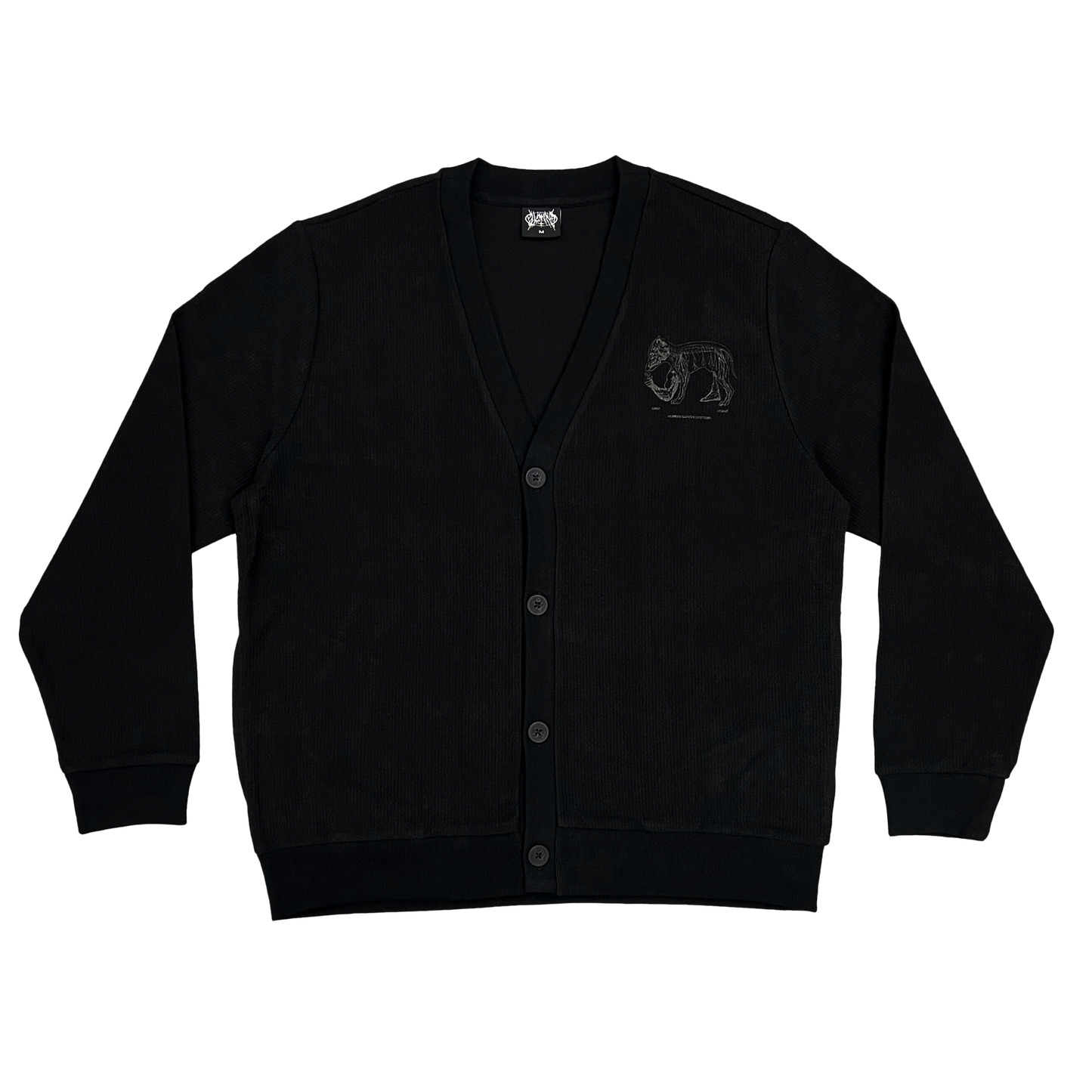 24 HR CARDIGAN : BLACK