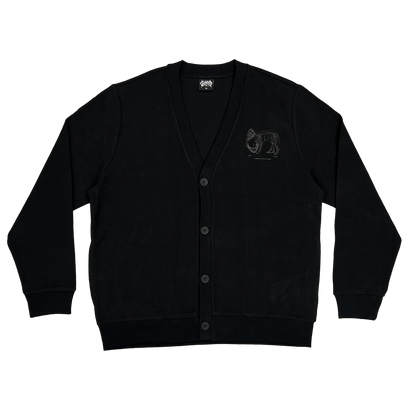 24 HR CARDIGAN : BLACK