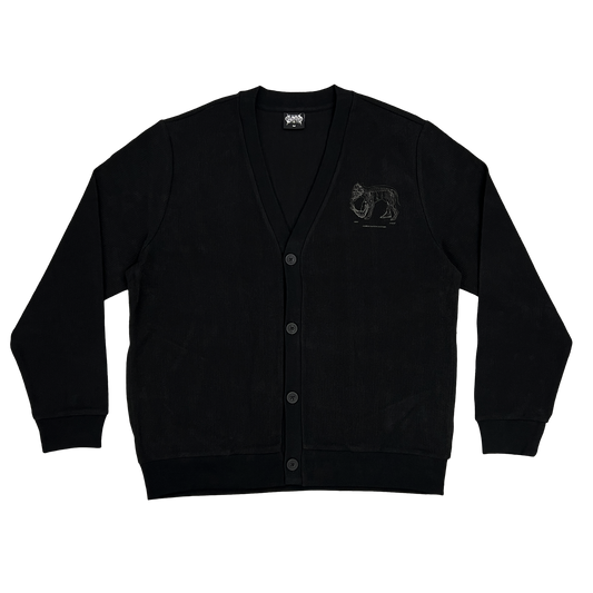 24 HR CARDIGAN : BLACK