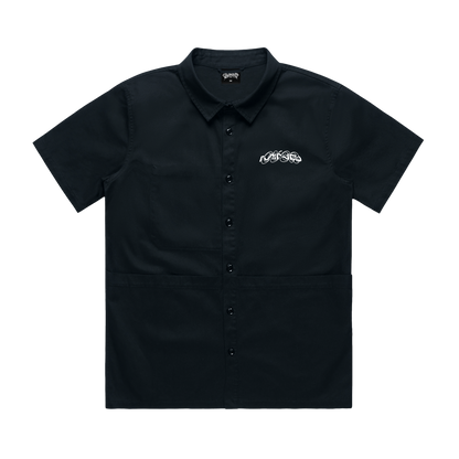 GHOSTS S/S SHIRT : BLACK